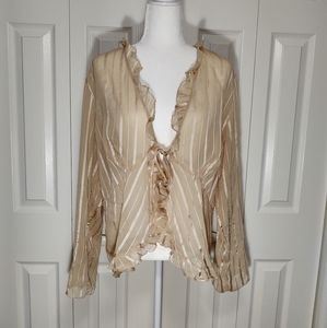 Tan see through cover up